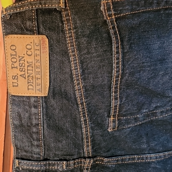 NWOT US Polo Assn: Slim Straight Fit Jeans, Dark-wash, 34x30 - Picture 6 of 9